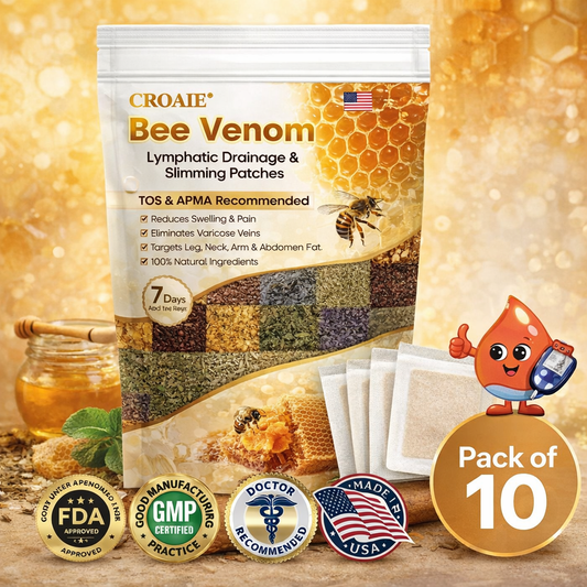 Bee Venom Lymphatic Daiamage & Sliming Patches (10 Patches)